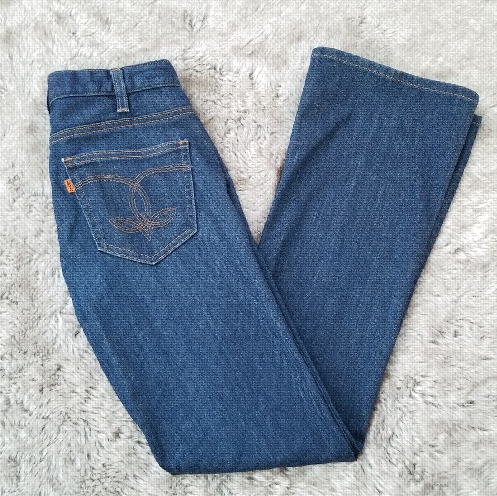 Levi's 1970's Flare High Waisted Orange Tag Jeans